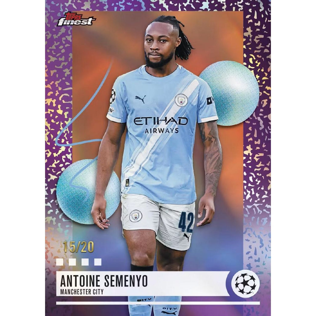2025-26 Topps UEFA Club Competitions Finest Soccer Hobby Box