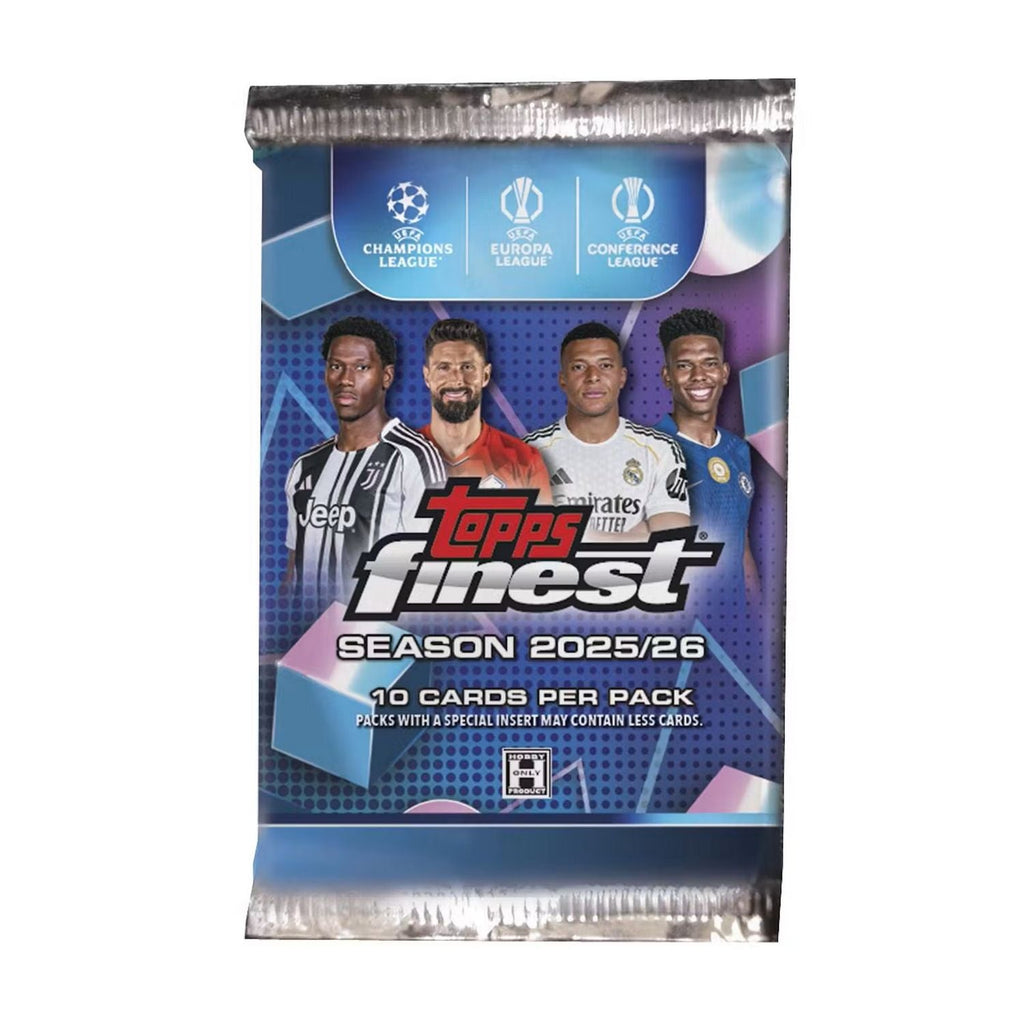 2025-26 Topps UEFA Club Competitions Finest Soccer Hobby Box