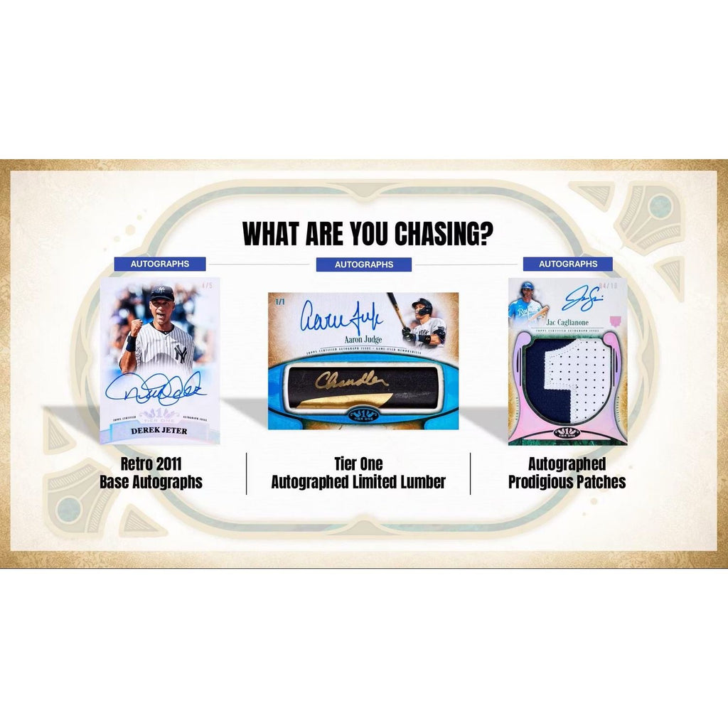 2026 Topps Tier One Baseball Hobby Box