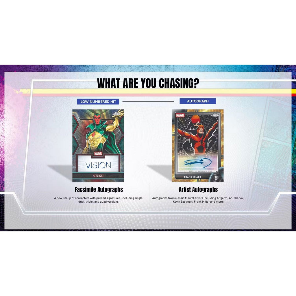 2026 Topps Marvel Comics Chrome Hobby Box