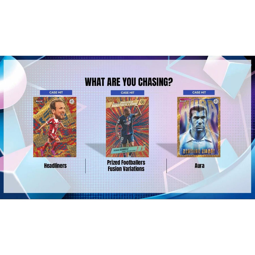 2025-26 Topps UEFA Club Competitions Finest Soccer Hobby Box