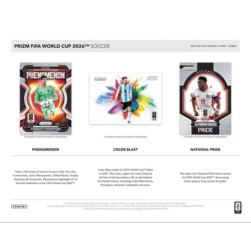 2026 Panini Prizm FIFA World Cup Soccer Hobby Box