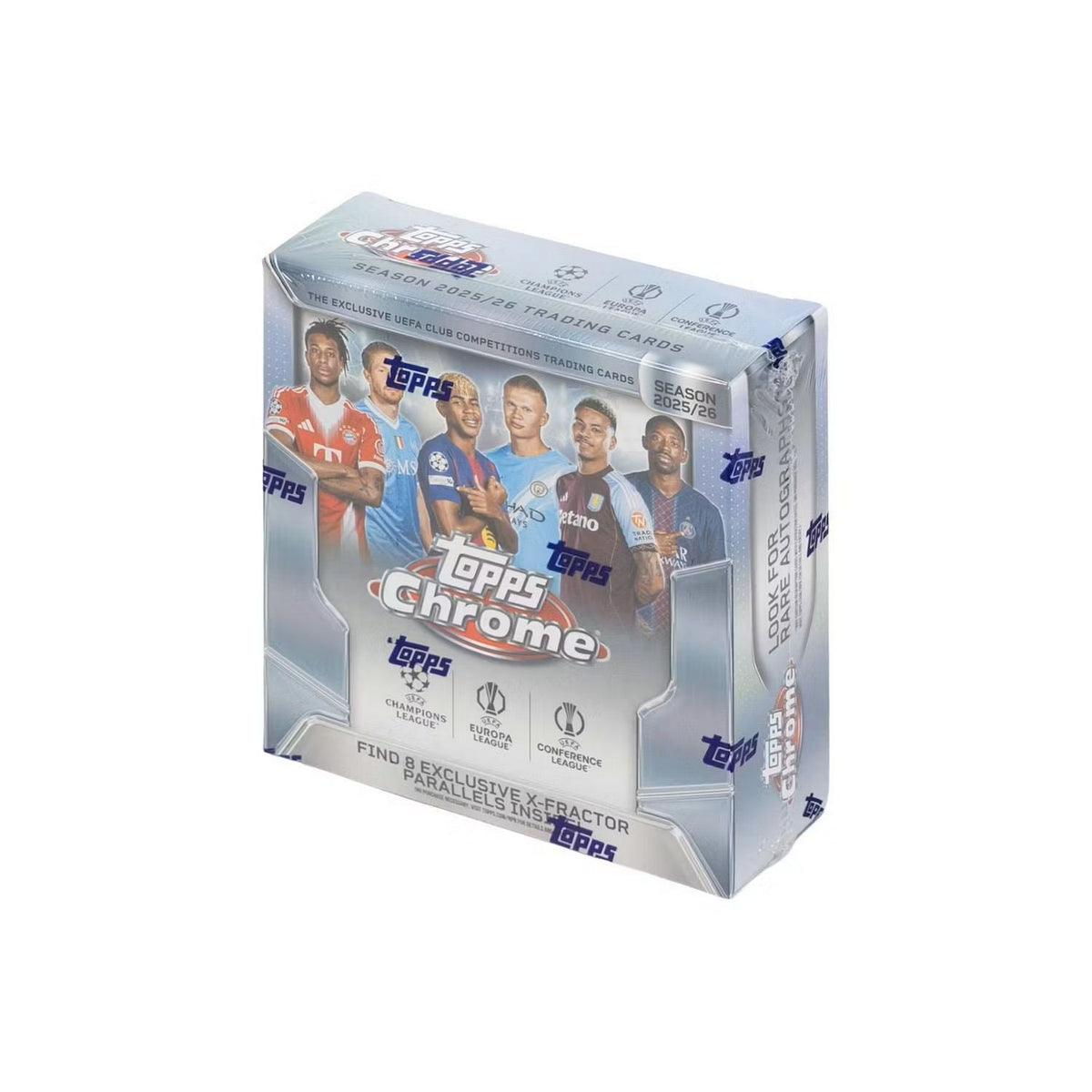 2025-26 Topps Chrome UEFA Club Competitions Soccer Jumbo Box