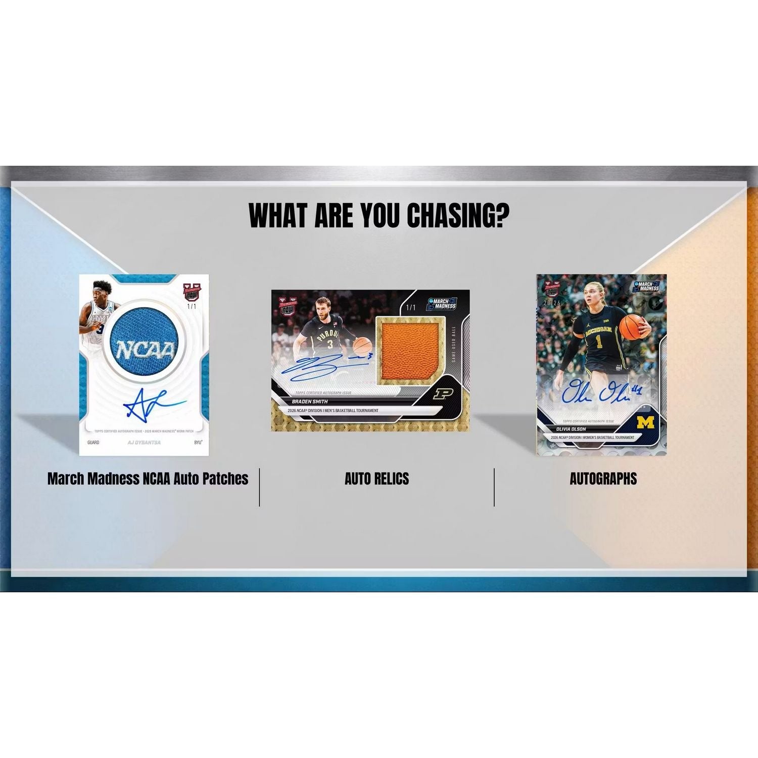 2025-26 Bowman University NOW March Madness Basketball Hobby Box
