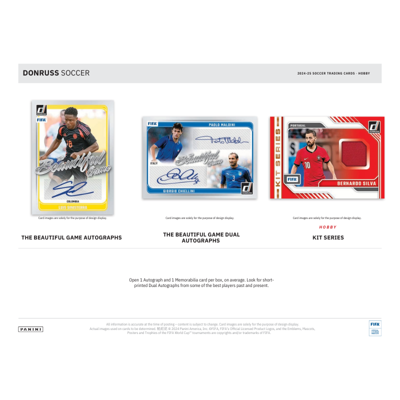 2024/25 Panini Donruss Soccer Hobby Box