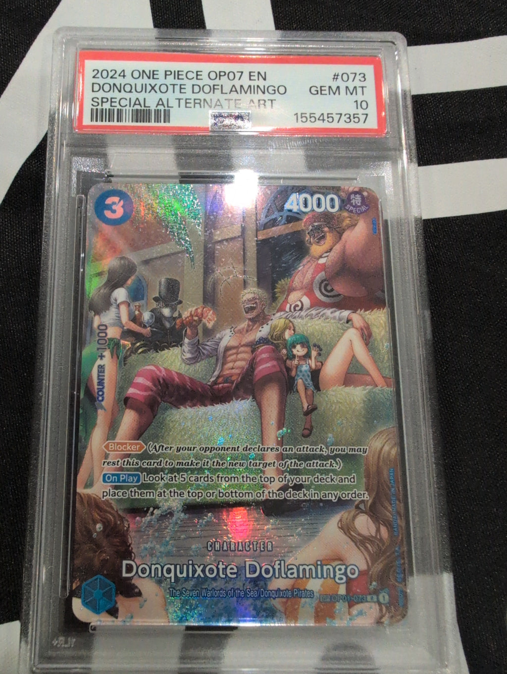 One Piece: PSA 10 Donquixote Doflamingo SP OP07